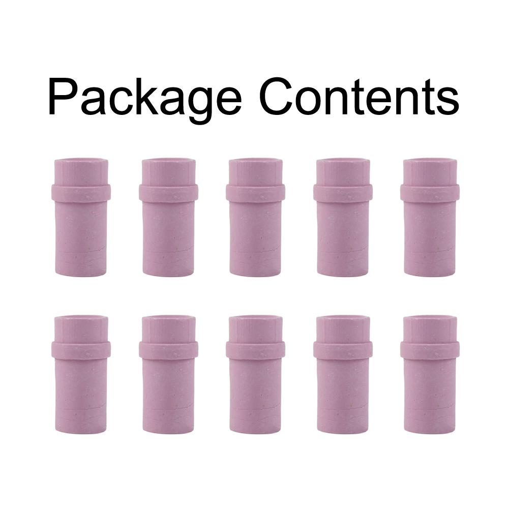 Efficient Sandblaster Ceramic Nozzle Tips 10 Pcs Designed for Use in Machinery and Metallurgical Casting Processes