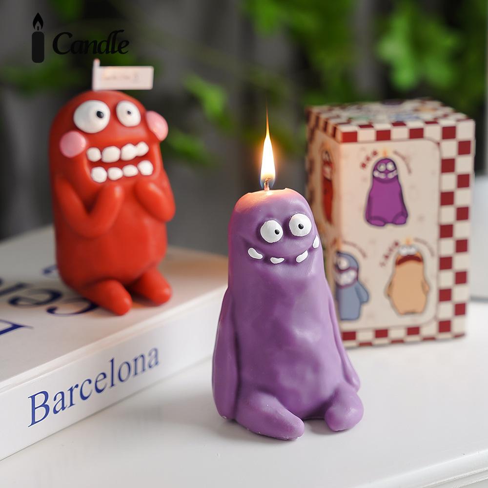 Clay Man Monster Candle Funny Creative Fragrance Birthday Gift Souvenir Handmade Scented Candle