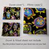 Bright Turtle Motifs. Bedding Duvet Cover Sets Duvet Covers Pillowcases Gifts (1 * Duvet Cover 2 * Pillowcases, Without Duvet Insert)