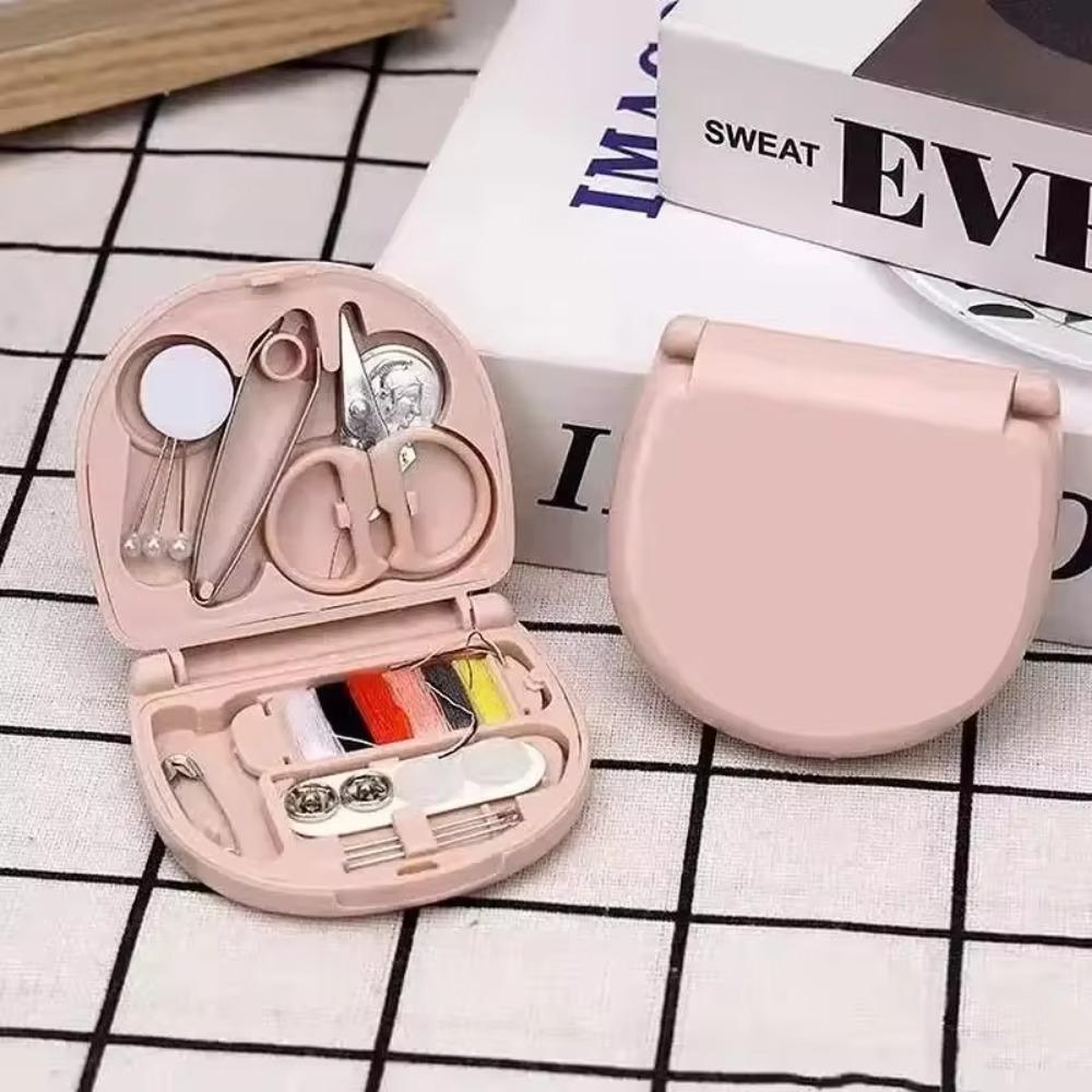 Mini Travel Sewing Kits Portable Multi-function Needle Sewing Box Sewing Tools Storage Case Handwork Sewing Accessories