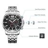 Megir Chronograph Quartz Men Watch Top Brand Luxury Army Military Wrist Watches Clock Men Relogio Masculino Business Wristwatch