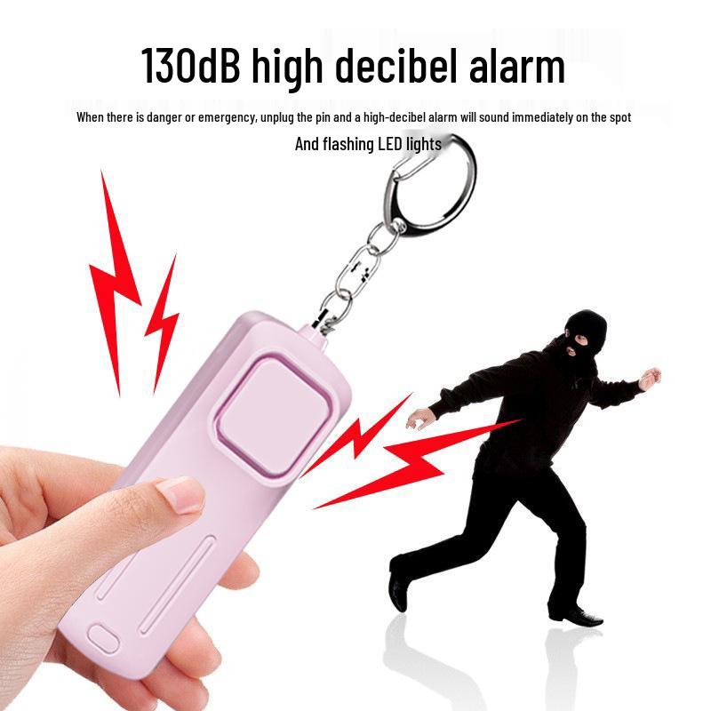 Linterna SOS Inteligente Portátil Recargable y Alarma de Lobo