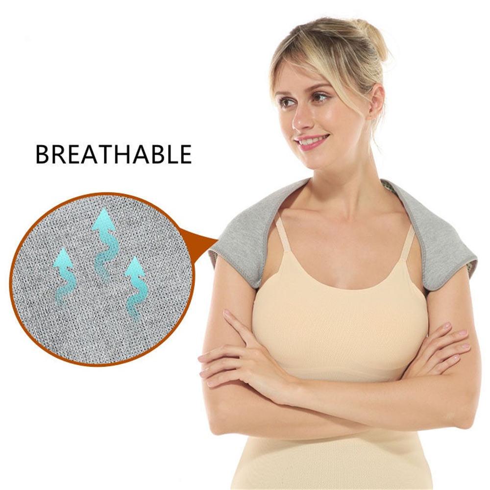1Pcs Self Heating Wormwood Therapy Shoulder Support Brace Belt Compression Dislocation Arthritis Pain Relief Shoulder Wrap Protector