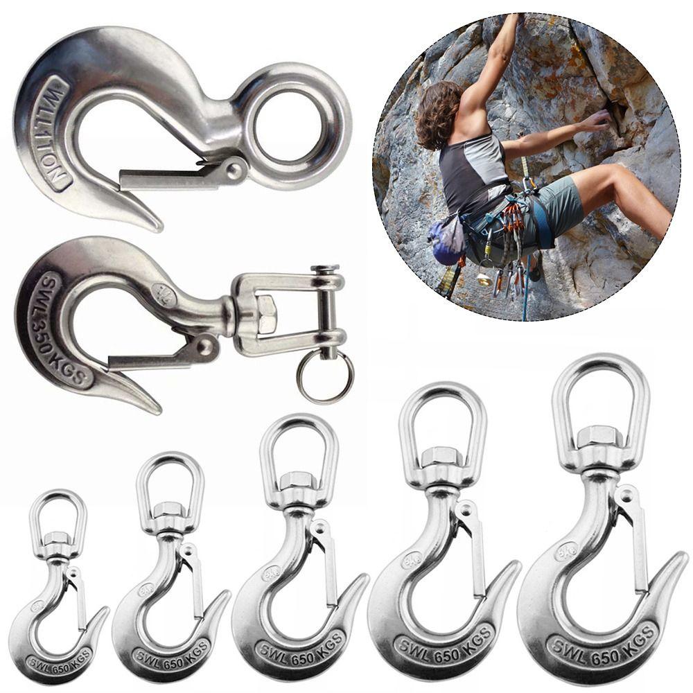 

Anti Detachment Lock Carabiners Climbing Gear Carabiner Safety Snap Hook Chain Connecting Ring