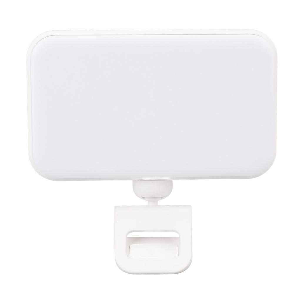 LED Selfie Light Clip 66 LED Chips Photography Lighting 2800 to 5600K Rechargeable On Camera Video Light F6