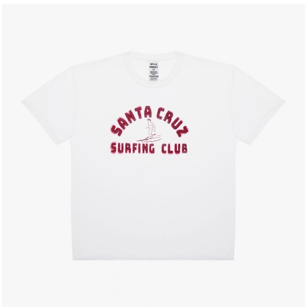 Wilddonkey T sanTa Cruz whiTe T shirT