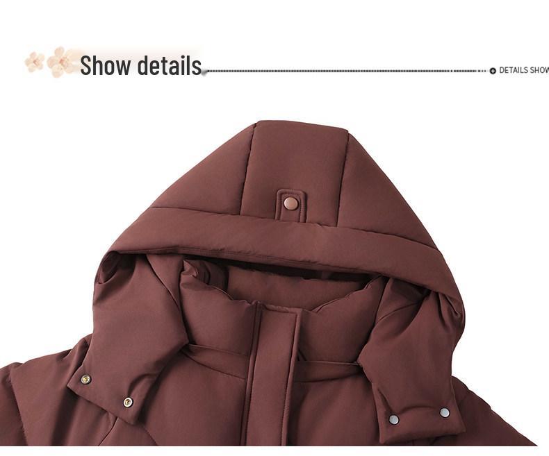 Plus Size Winter Cotton Jacket for Middle-Aged and Elderly Women