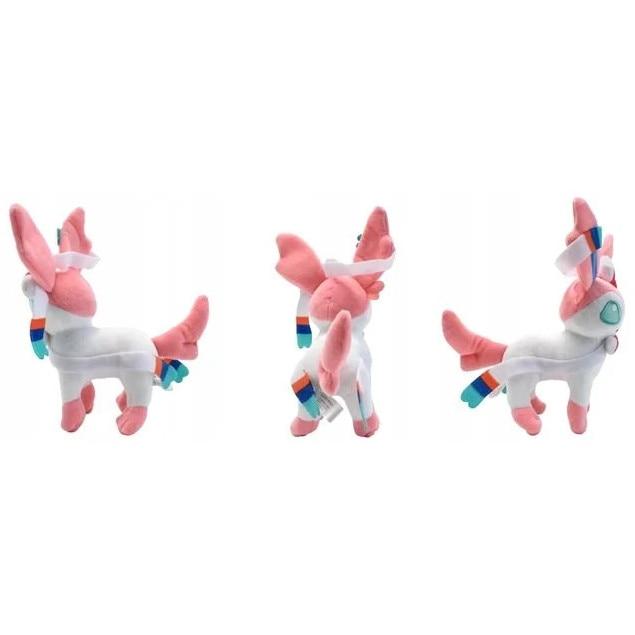 Peluche Pokémon GO Sylveon - Morbidissimo Peluche da Collezione, Evoluzione di Eevee, Bambola Animale, Regalo Carino