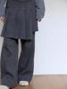 Asula Wool Rivet Pants (Charcoal)