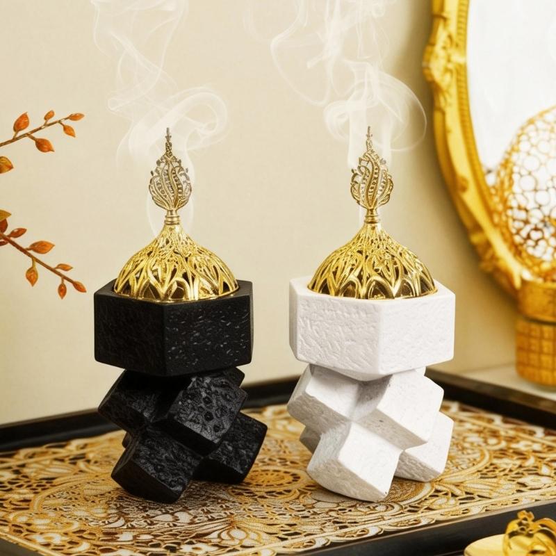 Premium Resin Scented Candle Burners With TraditionalDesign Enhancing Any Living Space Retro Home Decors