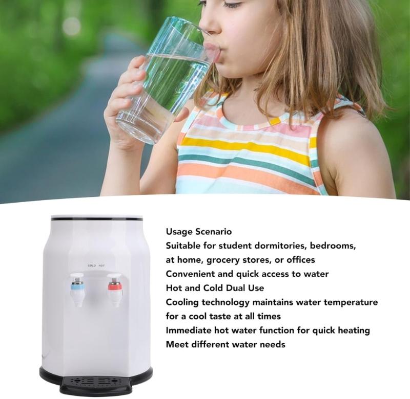 220V Mini Wasserkühler Spender Spielzeug Klein Schreibtisch Niedlicher Wasserspender für Schlafzimmer Getränkeautomat Wasserspender
