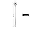 304 Stainless Steel Double-Headed Spiral Bar Spoon with Long Handle