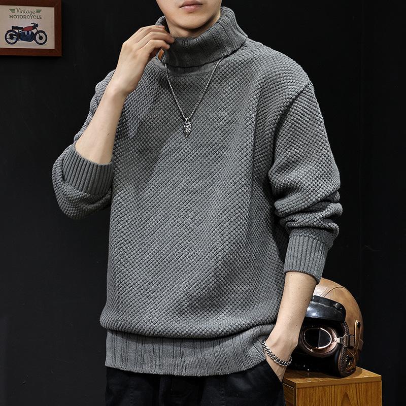 Men's Winter 2025 Loose Heavy Knit Plus Size Trendy Jacket