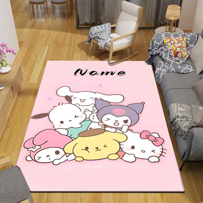 Custom 1Pc Kawaii Friends Forever Rug Office Carpet Indoor Outdoor Entrance Doormat Nonslip Soft And Comfortable Living Room D2915283