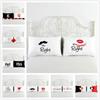 51x75cm/51x91cm 2uds Funda de Almohada Estampada Funda de Almohada Rectangular Funda de Almohada Simple Funda de Almohada para Cama del Hogar Fundas Suaves para Cojín