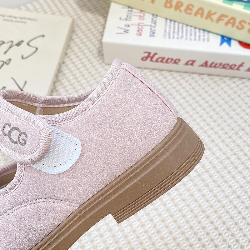 Children's Little Leather Shoes New Girl's Shoes, Little Girl Princess Shoes, Baby Single Shoes, Soft Soled Bean Shoes