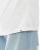 Billabong Modern Square Logo Boy Fit White Tee, Women's,