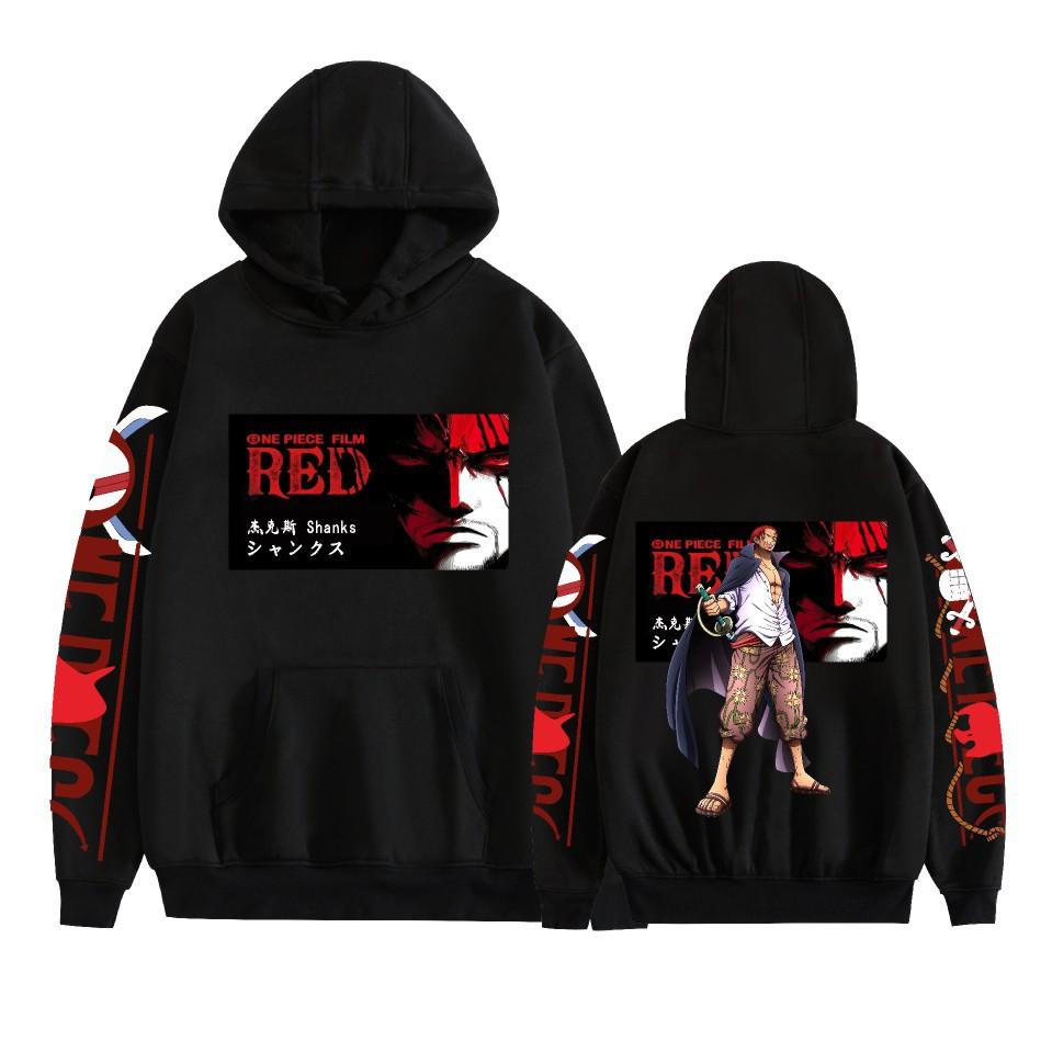 ONE PIECE Mens Casual Hoodie Sweatshirt CARTOON Hoodie Pullover Unisex Oversized Sweatshirt XS чёрный