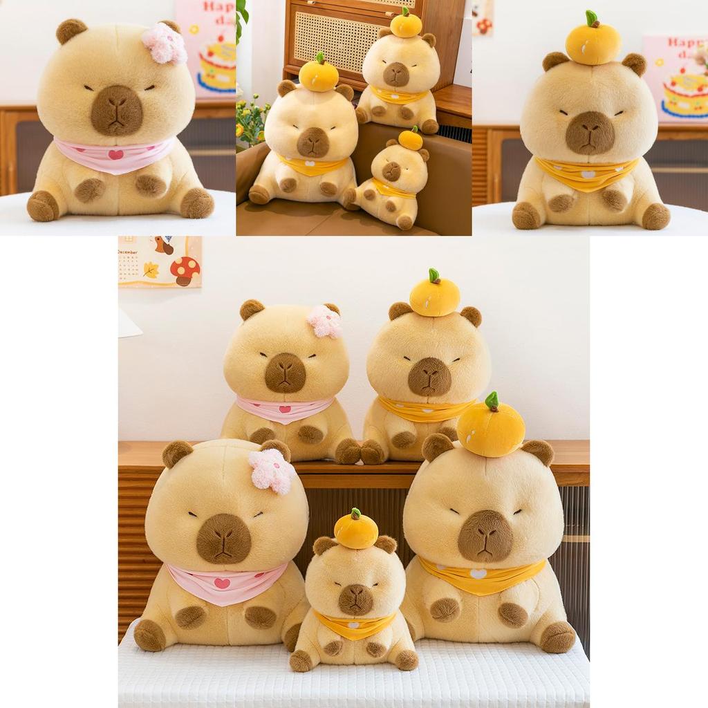 Capybara Plush Toy With Soft Pp Cotton Fill For Kids And Collectors