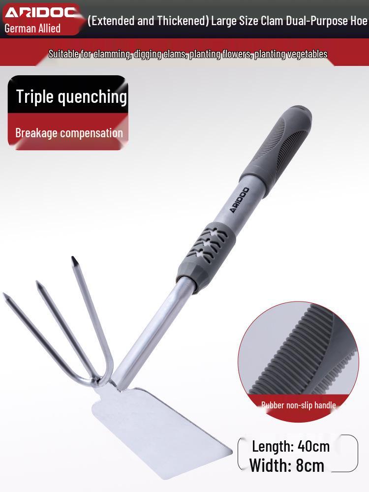 Tide-Chasing Tool Kit: Children's and Adults' Seaside Sand and Clam Digging Set with Shovel and Clips