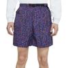 Nike ACG Retro Woven Printing Shorts Blue Red Bluered Men's CT6333-010