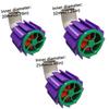 20/25/32 MM Tank Outlet Water Flow Diffuser Fan Aquarium Rotary Pump Head  Fish Tank Filtration
