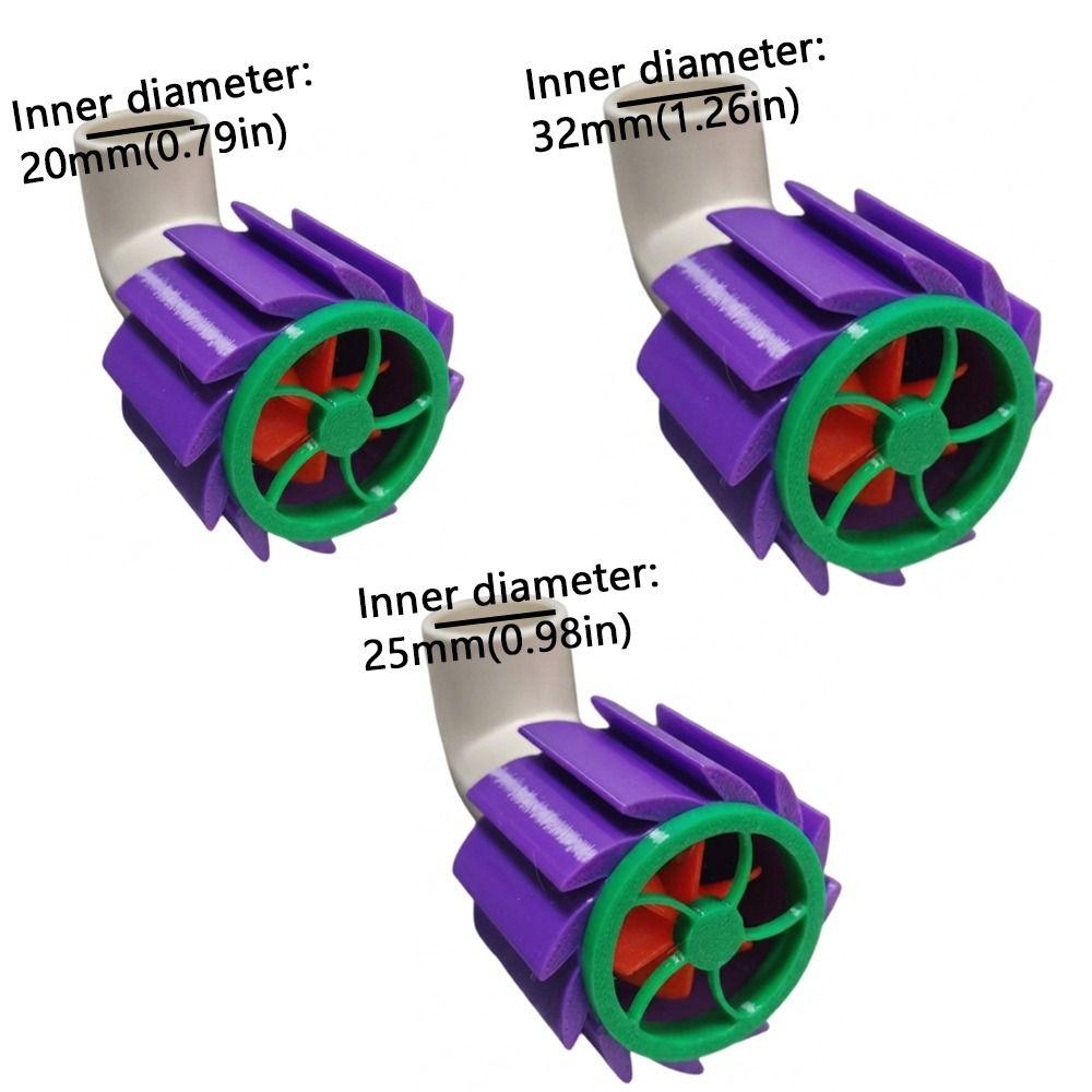20/25/32 MM Tank Outlet Water Flow Diffuser Fan Aquarium Rotary Pump Head  Fish Tank Filtration