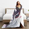 Grandmaster Of Demonic Cultivation The Untamed Fleece Throw Blanket Lan Zhan Wei Wuxian Yaoi Blanket for Bedroom Bed Throws