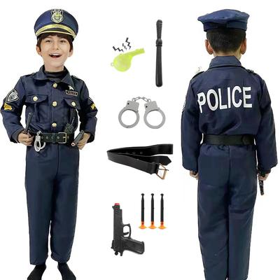 Kostým policisty pro děti Chlapci Dívky Kostým Uniforma policisty Oblečení Hraní rolí s hračkami Doplňky, Dětský kostým Převlek