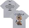 Singer Camilo Tribu Album Tour 2026 Graphic Tshirt Unisexs Clothing Cotton Short Sleeve T Shirts Fashion Hip Hop Hipster T Shirt