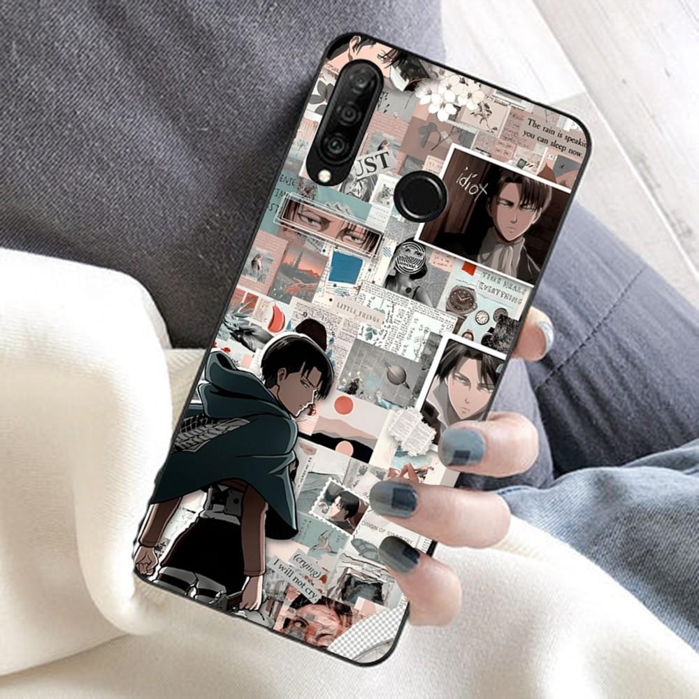 Anime L-LEVI A-ACKERMAN Mauspads Für Huawei Honor 10 lite 9 20 7A 9X 30 50 60 70 pro plus Weiche Silikonhülle
