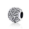 Silver Vintage Charm with Ornament Bead 925 Silver Beads