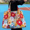Tote Bag Large Capacity Tote Bag Satchel Lightweight Shopping Bag Printed Pattern Outdoor Foldableable Satchel Camping Style Travel Bag