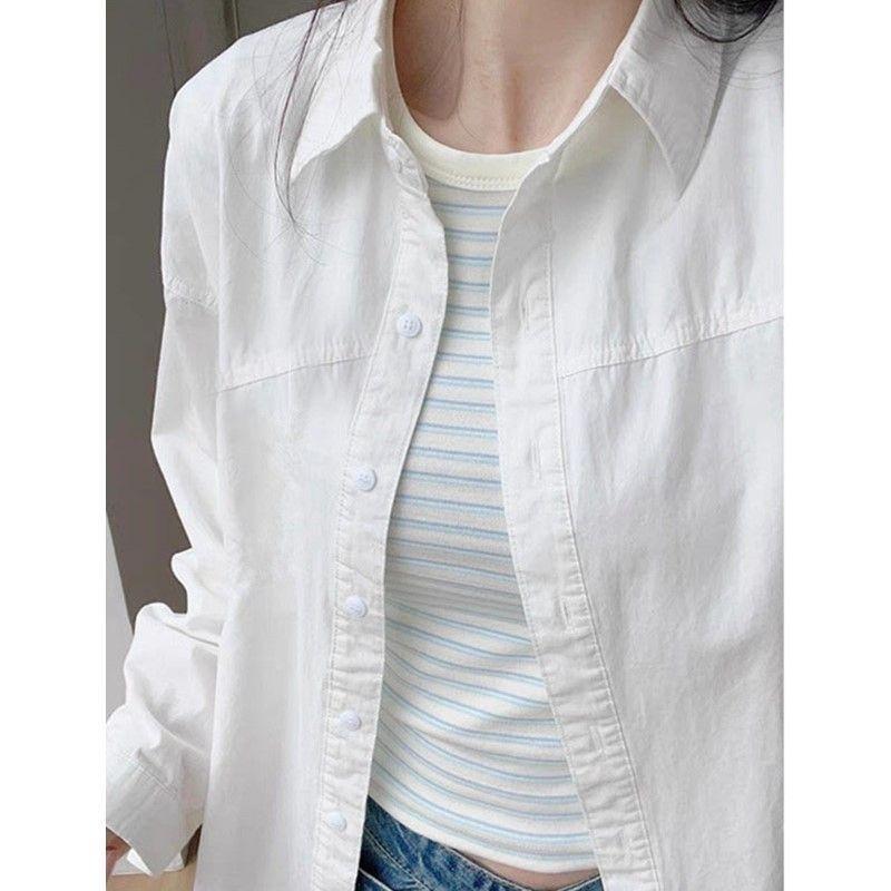 Shirt Jacket Women's Spring and Summer New Fashion Versatile Loose Sun Protection Shirt