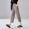 SOFSIL Women's Mulberry Silk Blend Straight-Leg Pants
