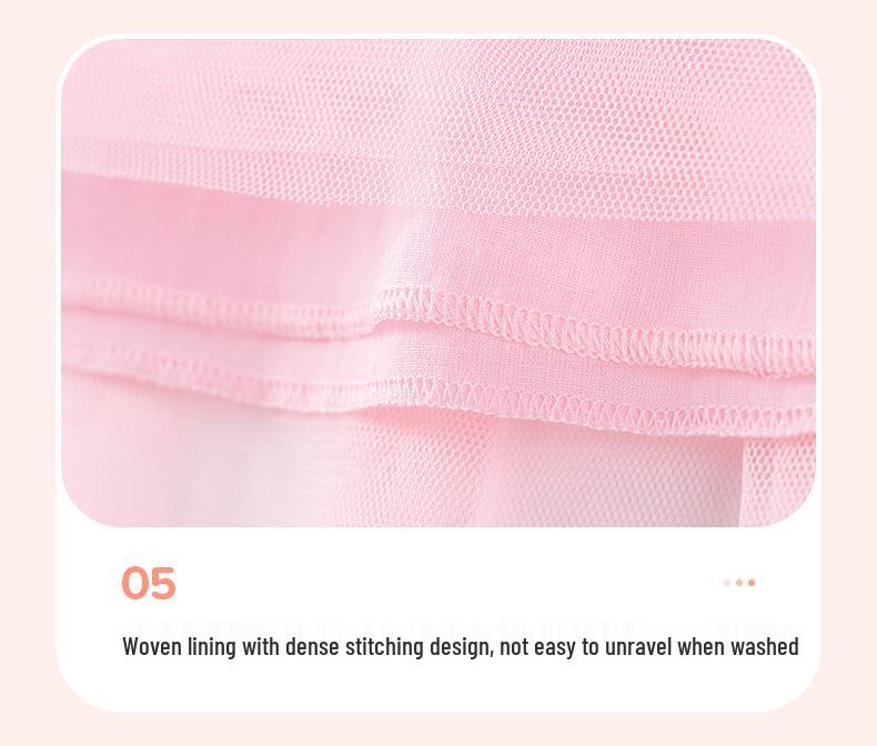 Little Maven Styl Europejski Kreskówkowa Sukienka Księżniczki - Urocza Letnia Siateczkowa Spódniczka dla Dziewczynek