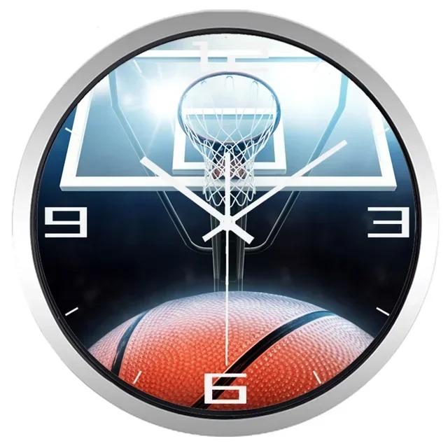 

Basketball Wall Clock Popular Style Home Decoration Study Room Clock D7F9A6 12 inch