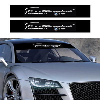 Car Front Windshield Stickers Vinyl Film Decals Accessories For M Performance E36 E60 E90 X2 X1 X3 X5 E46 E39 E70 M3 M5 M6