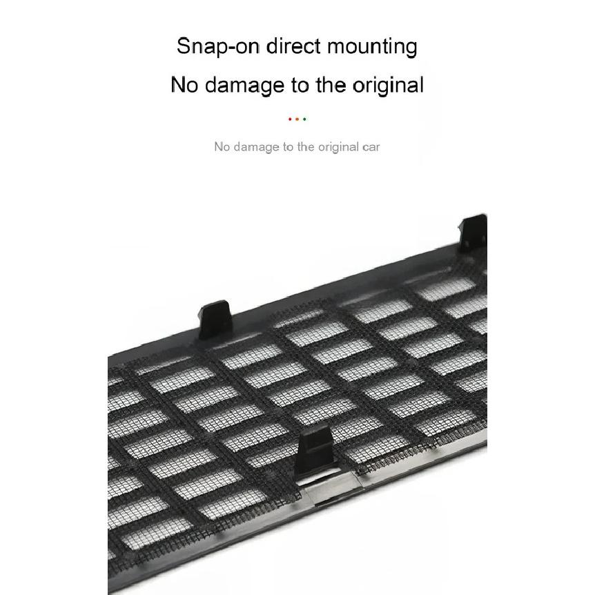 For Tesla Model Y Juniper Front Trunk Air-conditioning Cover Intake Grille Clean Air Inlet Protective Anti-ect Net Accessory