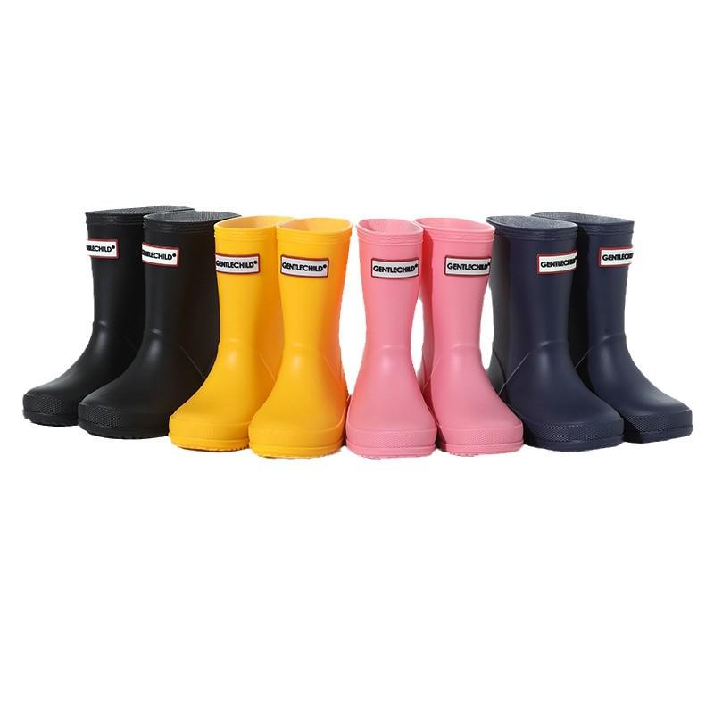 Dziecięce wodoodporne antypoślizgowe kalosze dla chłopców i dziewczynek, w wieku 2-8 lat - Oryginalna prosta jakość
