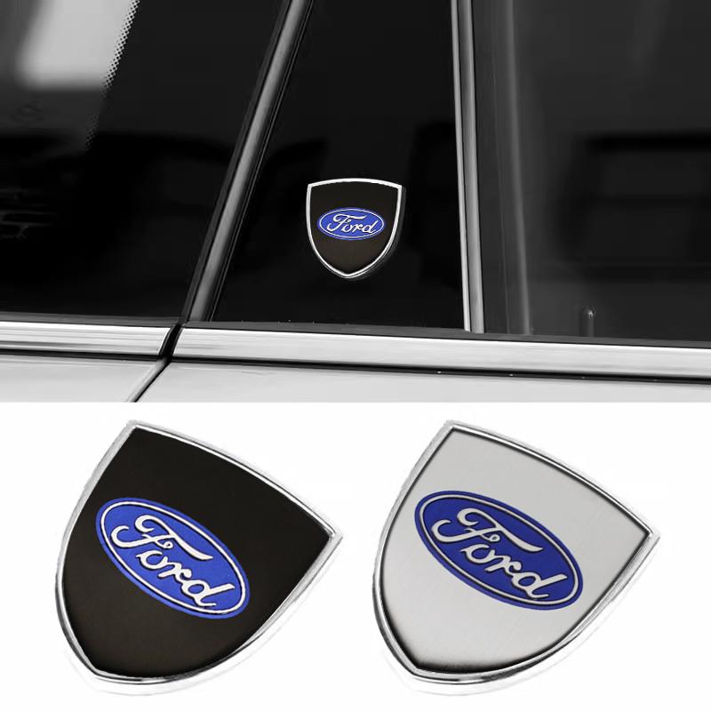 Autocolante Embleme Insigne Metalice 3D pentru Caroserie, Portbagaj, Geam, Ușă Pentru Ford Fiesta Mondeo Fusion Escape Shelby Edge Kuga