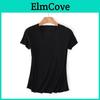 Hot Short Sleeves Sexy Women Basic Tees Clubwear Cropped T-shirt Blouse For All Lifestyles**