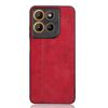 For Motorola Moto G15 Power 4G/G15 4G Case Cowhide Texture Leather + TPU + PC Phone Cover Stitching Line