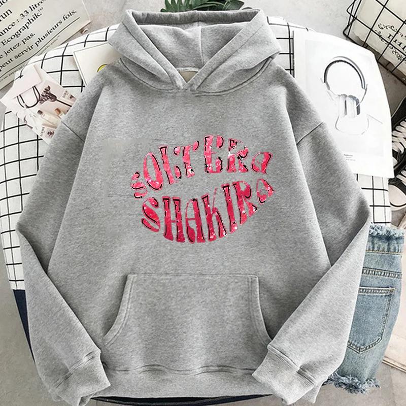 Shakira- Herren Kapuzensweatshirt Herren Hochwertiges Hip Hop Sweatshirt Harajuku Retro Lässige Mode Kapuzensweatshirt