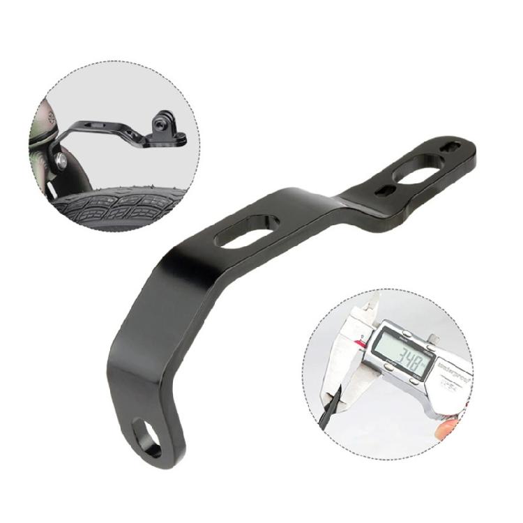 No-Drilling Bicycles Fork Camera and Light Mount Brackets with Stainless Steel Brackets and Aluminum Connecting Part