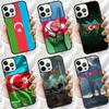 Azerbaijan Flag Phone Case For iPhone 17 Air 16 15 14 Plus 12 13 Pro Max Soft Bumper Shell Cover Coque