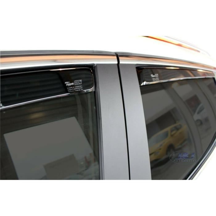 Déflecteurs d'Air - Nissan - Juke - 2010-2018 - 4 Pièces - Acrylique Teinté 3 Mm