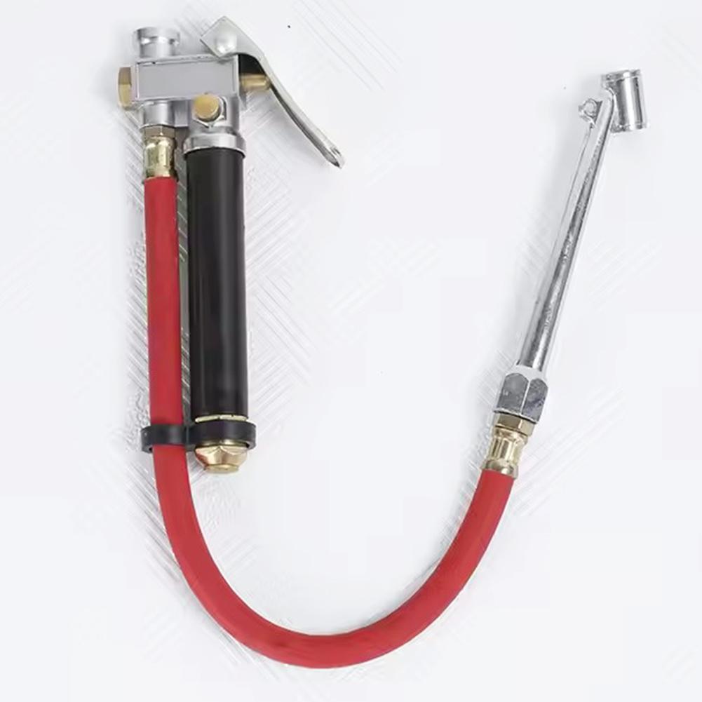 Handheld Auto Luft Reifen Druck Füllgerät Füllwerkzeug Kompressor LKW Motorrad Reifen Luftwerkzeug Autoreparatur Manometer Schlauch U4m5