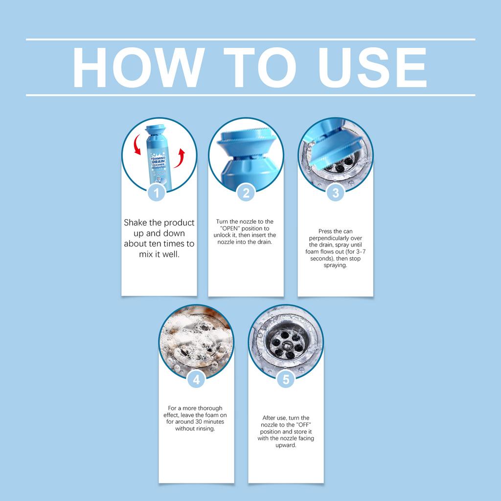 Pipe Cleaning And Agent, Household Cleaner, Descaler And Odor Remover For Toilets And Kitchens 500ml.