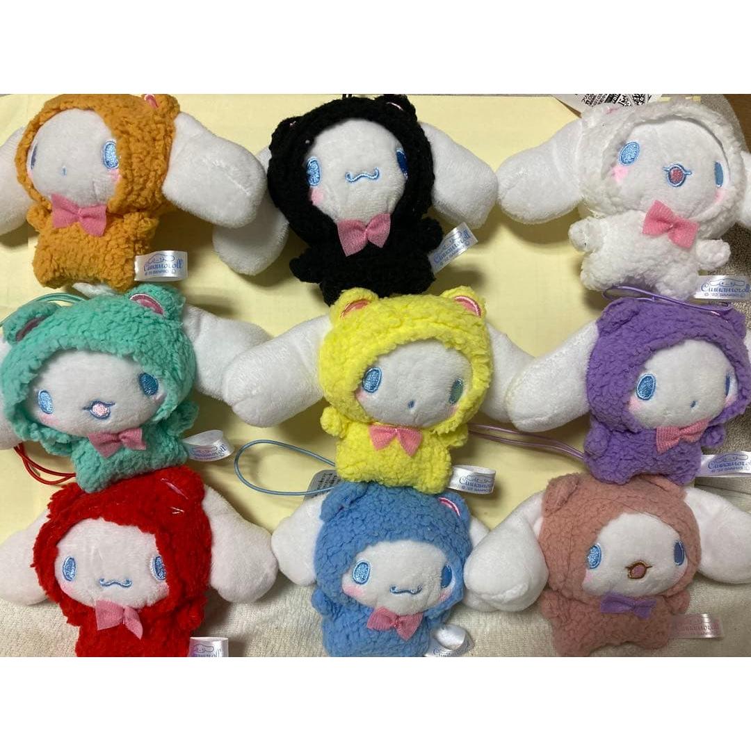 Cinnamoroll Mascot Plush Toy SnowMan Color Set of 9